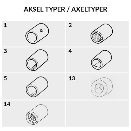 SeaTec impeller, synlig forfra, klar til montering i motoren.
