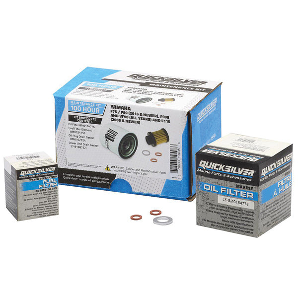 Quicksilver, 100T service kit, 8M0222222, Til Yamaha F75/F90/F90B
