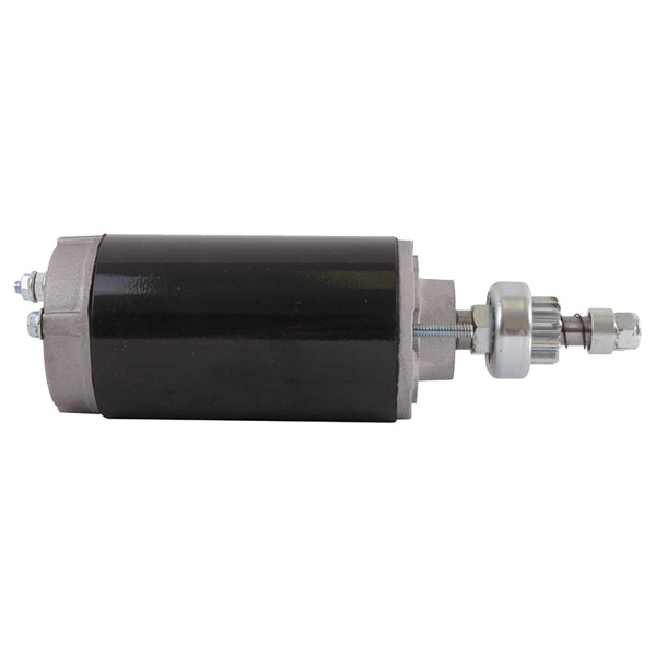 Quicksilver 12-volt starter frontalt med detaljeret design og logo