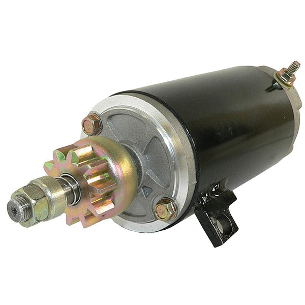 Quicksilver starter monteret på Evinrude motor, set fra siden