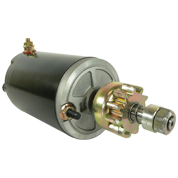 Quicksilver 8M6014132 starter zoomet ind, fremhæver forbindelsespunkterne.