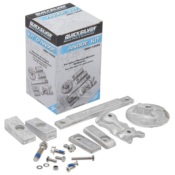 Quicksilver, Agterspejl og gearkasse, aluminium anode, 8M0116589