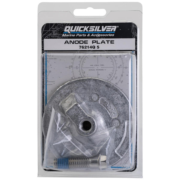 Quicksilver, aluminiumsanode, 76214Q5, til Mercury/Mariner 35-300 hk, Force 90 & 120 hk 1995-