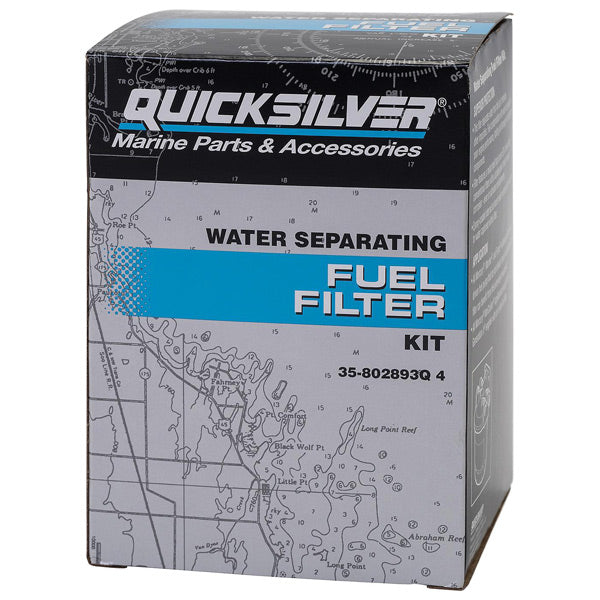 Quicksilver, Vandseparerende brændstoffilter, 802893Q4, Til Mercury/Ma