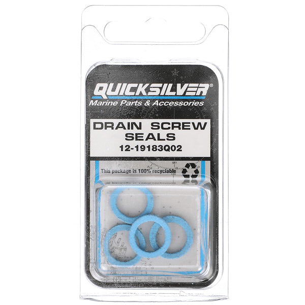 Quicksilver, Pakning til gearolie dræn- og påfyldningsskrue, 19183Q02, 4 stk