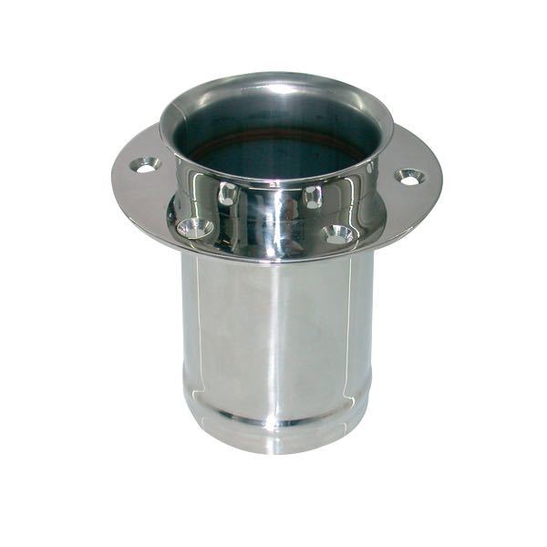 1852, Eksospassasje rett, Ø51 mm - Ø91 mm, L130 mm, Rustfritt stål