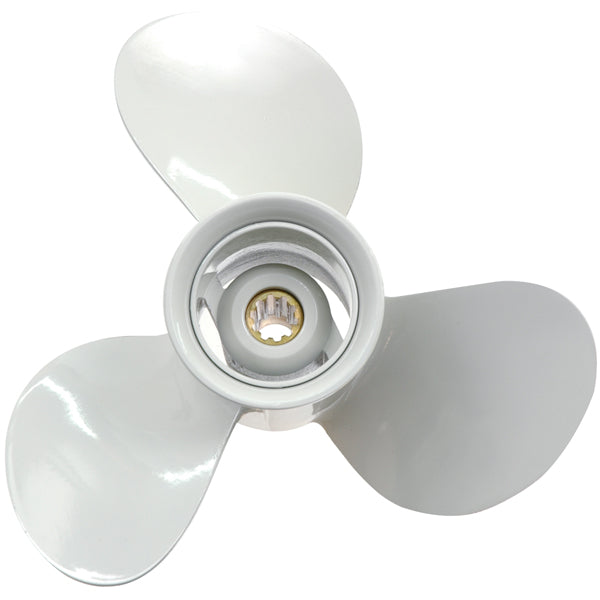 Polastorm Propel propeller til Yamaha motor, set forfra.
