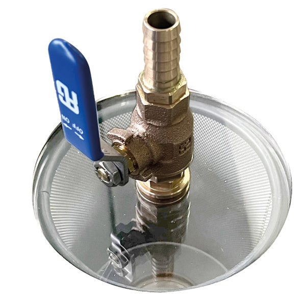 Guidi, Polycarbonat låg med kugleventil, til 1 1/2", 1560083