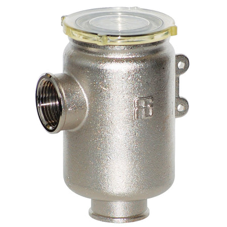 Detaljevisning af Guidi vandfilter med 3/4" tilslutning.