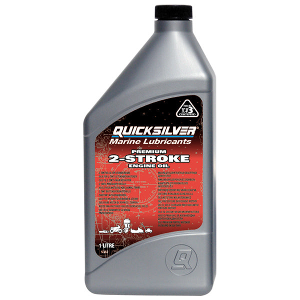 Quicksilver, TCW3 Premium olje for 2-taktsmotorer, 4L