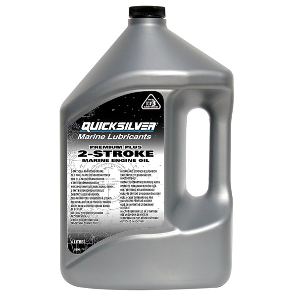 Quicksilver olieflaske set fra siden med tydelig etikette