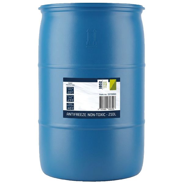 1852, Frostvæske Non-toxic -11/-23/-40° 210L