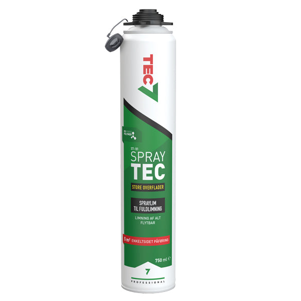 Tec7, Spraylim til Store Overflader 750 ml