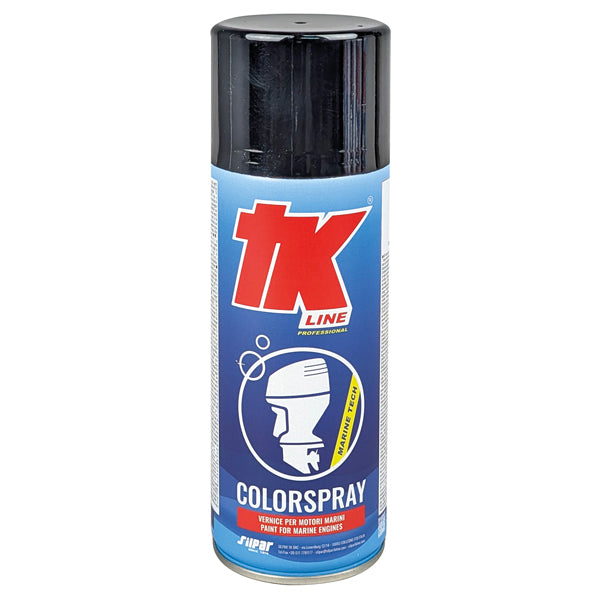 TK Line spraymaling i mercury black præsenteret med bådudstyr