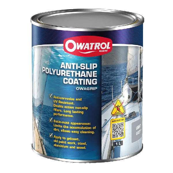 Owatrol, Owagrip hvit, 2,5L - Antirust, UV-bestandig, Matt overflate