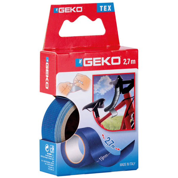 Geko lærredstape 19mm x 2,7 meter blå