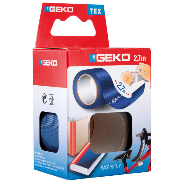 Geko lærredstape 38mm x 2,7 meter blå