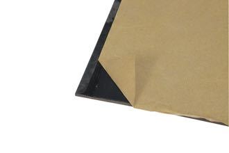 Bitumen demperplate, 1020 mm x 1220 mm x 3 mm, 5 kg