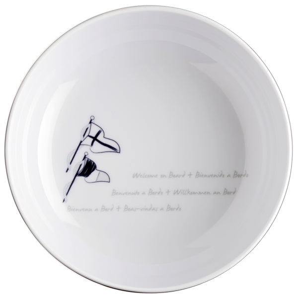 Marine Business, Velkommen om bord skål Ø15cm (6 stk), Splintsikker melamin