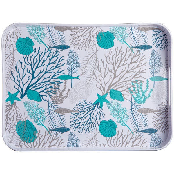 Marine Business, Coastal bakke, 40x30cm, brudsikker melamin, blå