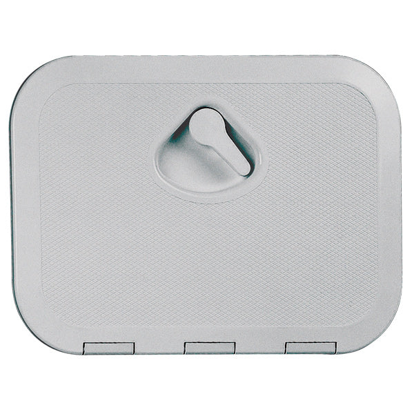 Nuova Rade, Topline luke 370x375mm, grå - RAL 9006, hullstørrelse 300x300mm