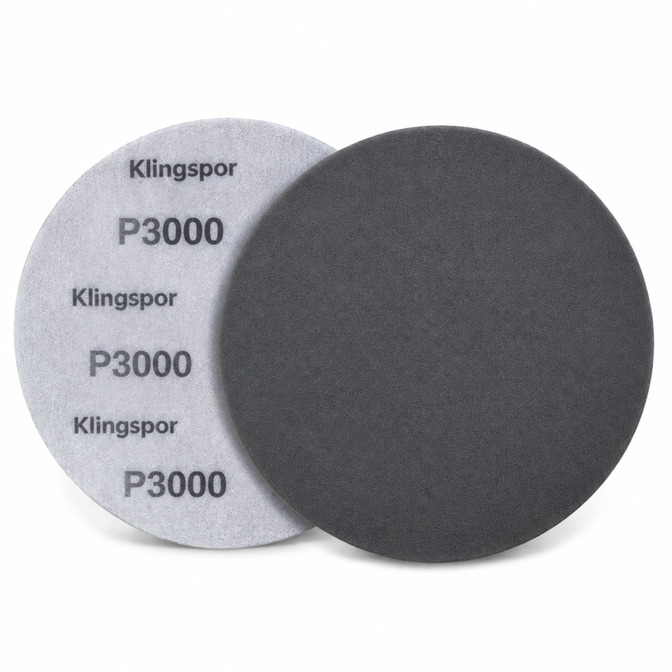 Klingspor sliperondell med skum Ø150mm P3000 10 stk