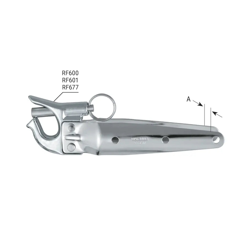 Ronstan, Spillernebb 38 mm, Forkrommet bronse